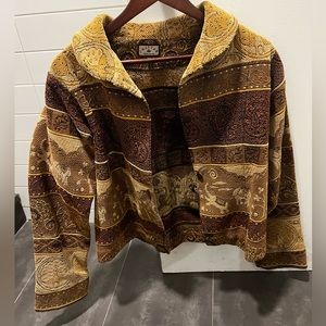 Crafted tweed jacket - thrifted